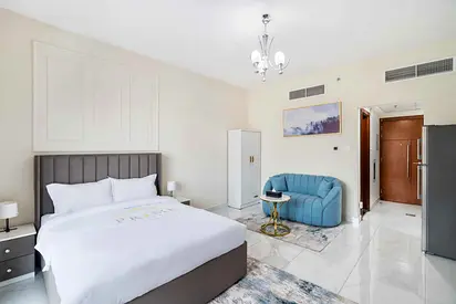 4500 PM Studio Available With Balcony free parking and pool gym