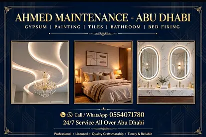 Professional Painting & Repainting Service Abu Dhabi - 0554071780