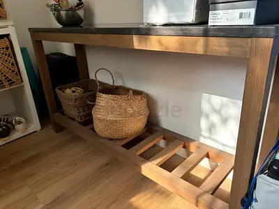 Pottery Barn Bluestone console