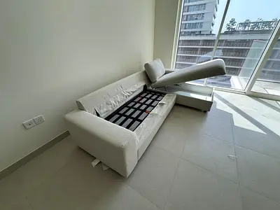 Ikea vimle L shape sofa bed with mattress