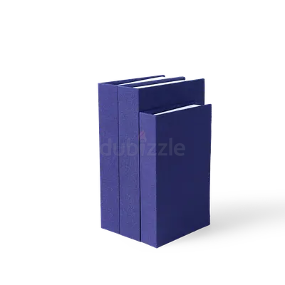 Hemp book large (dark blue)