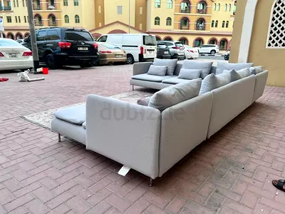 Brand new IKEA Sodhremn u Shape sofa light gray color