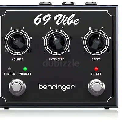 Behringer Vintage ’69 Vibe Pedal with Footswitchable Modes, Onboard Speed Control