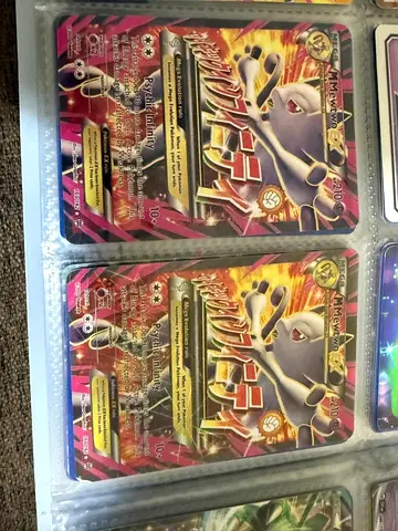 Mega Mewtwo EX full art XY Breakthrough expansion 160/162 double