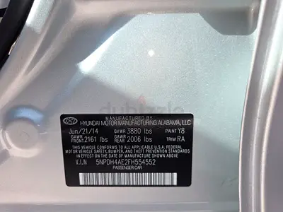 HYUNDAI ELANTRA 2015 (USA) FOR SALE