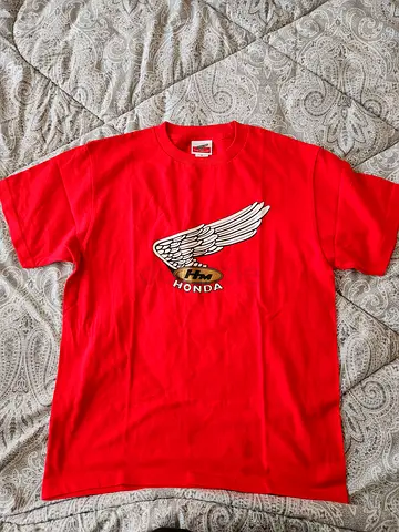 Official Honda Collection Hall Vintage Wing Logo T-Shirt (Size M) – Made in Japan