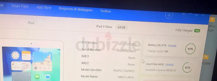 iPad 9 (Silver) 64GB -
