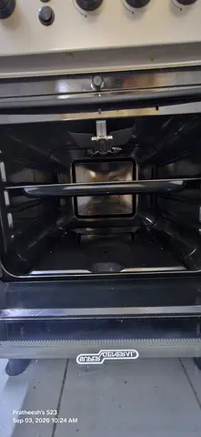Used Black Built-in Oven in Good Working Condition