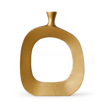 VASE CONTORNO DORADO PEQUENO - METAL