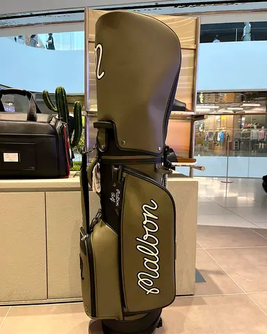 Malevich Premium Golf Bag - Stand Bag in Olive/Black