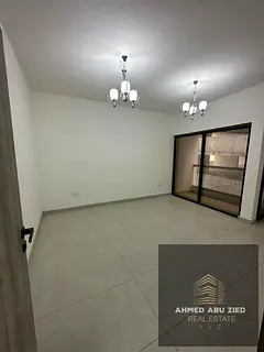 Elegant brand-new 1BHK apartment, first tenant, next to Al Nuaimiya Towers, featuring 1 bathroom, a 