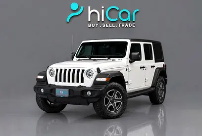 AED 2,394 P.M • 0% Downpayment • Jeep Wrangler Sport Unlimited • 1 Year Warranty
