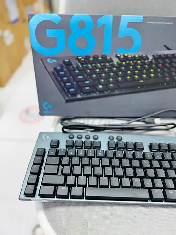 Logitech G815 Mechanical RGB Gaming Keyboard - clicky open box new condition