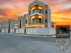 Villa in Ajman | Al Helio 1 area | 5 rooms, majlis, 2 halls and roof | Freehold | Price includes reg