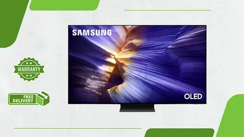 Samsung 48 Inch Class OLED S90F 120Hz (Up to 144Hz) 4K Samsung Vision AI Smart TV 2025 48S90F