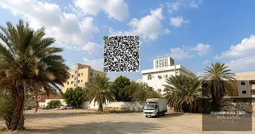 Two residential and commercial plots (G+6) on the corners of two adjacent streets, for sale in Ajman, Liwara 1