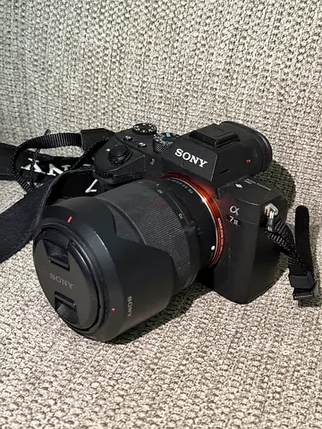 Sony Alpha A7iii mirrorless camera with 35mm kit lens - good condition