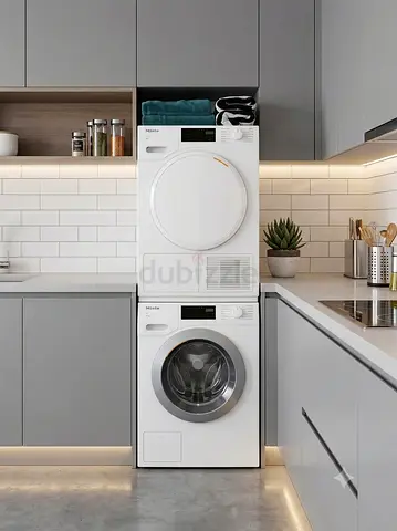Miele Latest Model 8kg Washer & Dryer Set | Separate Appliances | Premium Laundry