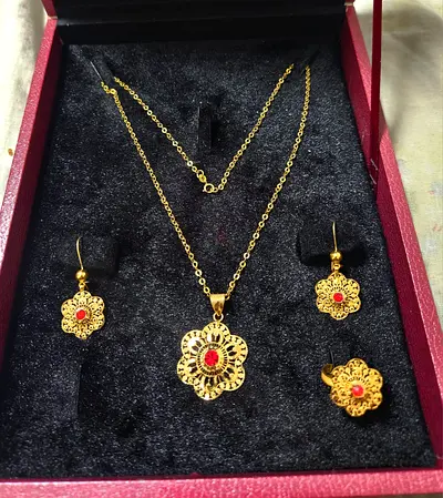 21k gold  set