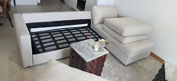Ikea vimle L shape sofa bed with mattress