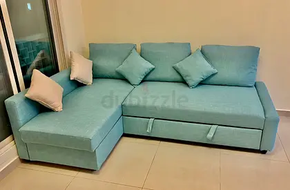 IKEA L shaped sofa Bed