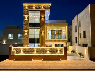 Luxury villa – registration fees included – in a prime location – close to all amenities – excellent finishing – the best in Ajman