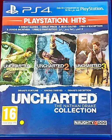 Uncharted: The Nathan Drake Collection (PS4) - Complete Trilogy, Good Condition