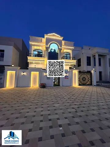 FOR SALE IN AL HELIO 2 – Directly before Al Zahia Roundabout, located on the main road 🔥 Classic G+1+R Villa 🔥 Fully stone-clad façade 🔥 15-mete