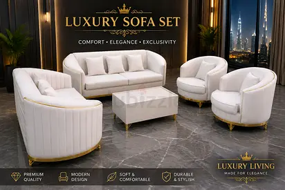 SALE – BRAND NEW LUXURY SOFA SET 🔥