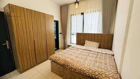 First tenant one bedroom apartment fully furnished with new furniture two bathrooms private parking brand new building ready to move in