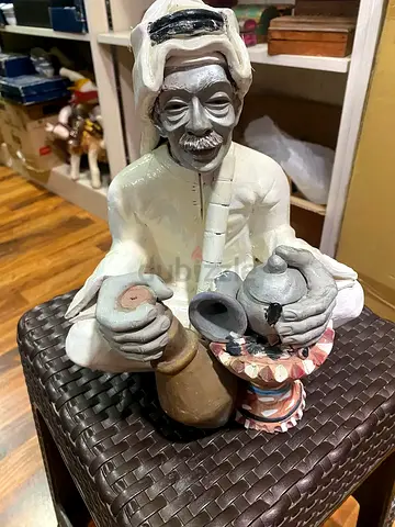 Ceramic man figurine 28cm height