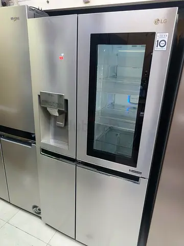 LG InstaView Side-by-Side Refrigerator – Ice Maker & Water Dispenser