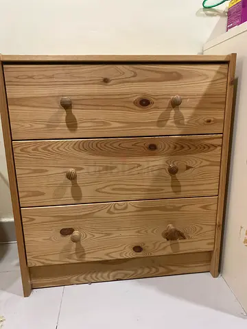 Wooden ikea drawers