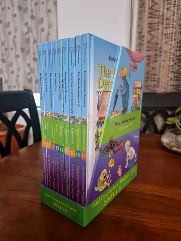 Set of 9 Early Learning Program Children's Story Books - Good Condition