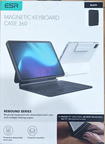 ESR IPAD AIR 11 INCH CASE WITH KEYBOARD (M3/M2, 2025/2024) & IPAD PRO 11/AIR 5TH/4TH GEN KEYBOARD