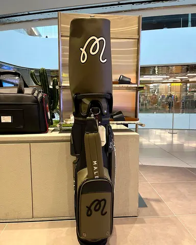Malevich Premium Golf Bag - Stand Bag in Olive/Black