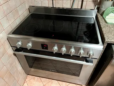 Bosch Series 8 Electric Range Cooker 90cm, Stainless Steel, HKK99V850M , DELIVERY + WARRANTY