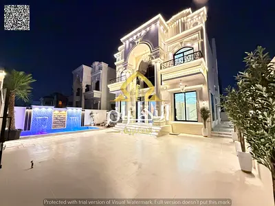 فيلا الأحلام في المويهات 2 بتصميم كلاسيك من يبحث عن افضل المواقع في عجمان وقريبه من جميع الخدمات مع مسبح + حوش كبير + روف