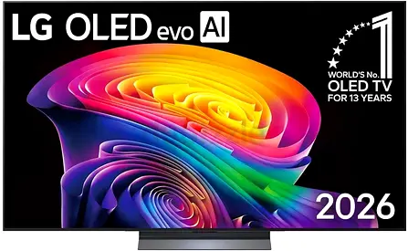 LG 77 Inch OLED evo AI C6 4K Smart TV with alpha 11 AI Processor Gen3, 165Hz Refresh Rate, webOS, G-