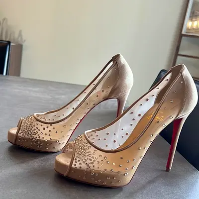 Very privee strass 100 mm louboutin
