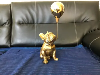 Nanette Lepore French Bulldog With Balloon Figurine