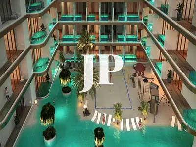 أسلوب حياة أفضل مع إمكانات استثمارية | عوائد ونمو وحياة في دبي لاجونز فيو 1BHK | بيس لاجونز 2 | دخول الشرفة وبركة السباحة