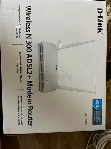 Dlink Wireless N300 adsl2 modem router