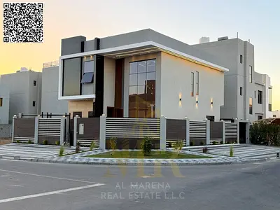 Luxury Corner Villa (Two-Street Frontage) in Al Helio, Ajman | Luxury, exceptional location, premium finishes, and price inclusive of fees.