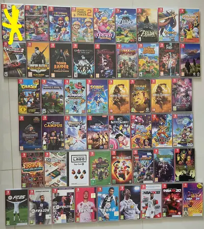 Nintendo Switch Games mario zelda pokemon tomb rider Jumanji animal crossing kombat rayman crash Min