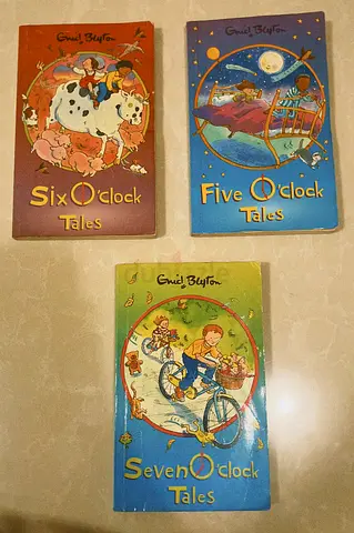 Set of Enid Blyton 'Five O'Clock', 'Six O'Clock' and 'Seven O'Clock' Tales - Used