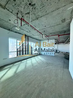 Spacious Office for Annual Rent in Al Majaz with 2,754 Sq. Ft. Area, Open View, 2 Bathrooms, Free Ai