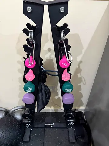 Dumbbell Rack with Weights