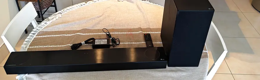 LG SN7Y 3.1.2ch 380W Dolby Atmos Soundbar + Wireless Subwoofer