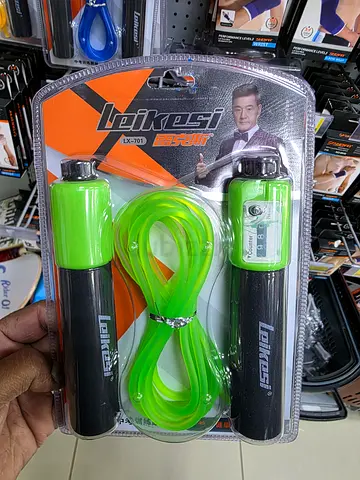 Leikesi Digital Counter Jump Rope — New, Green
